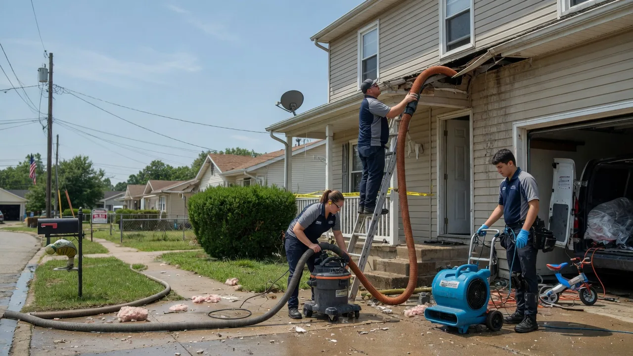 Water Damage Restoration in Trafalgar, IN near me